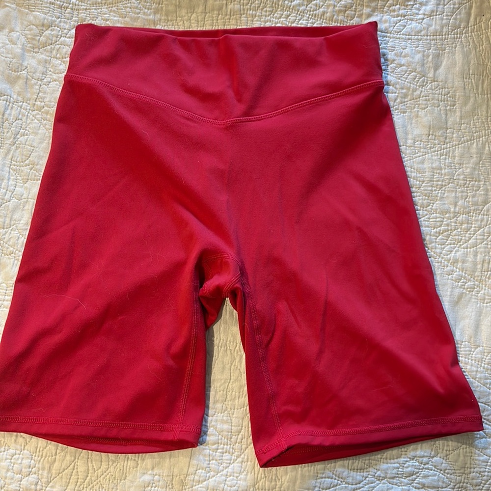 Balance athletica biker shorts, size medium